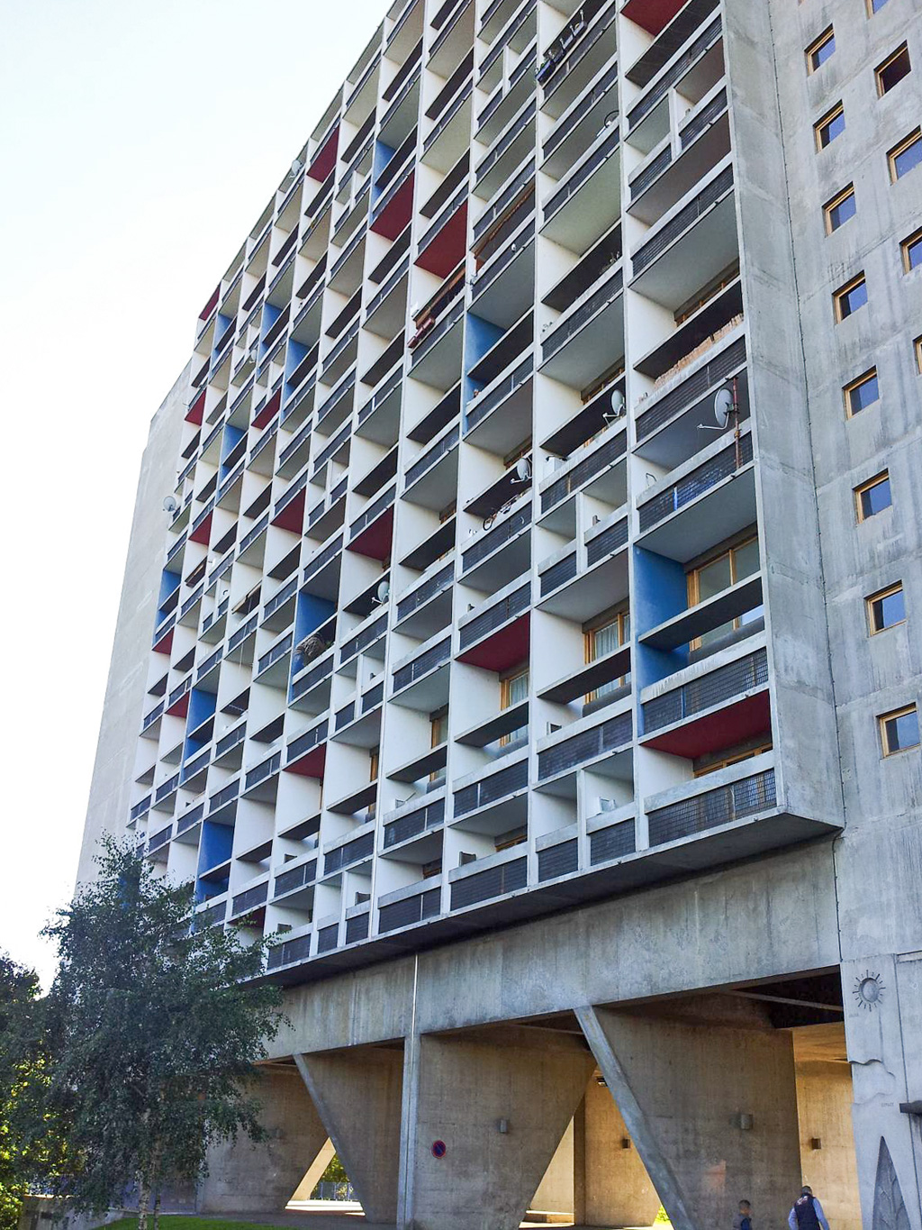 L’unité d’habitation de Firminy-Vert, façade
